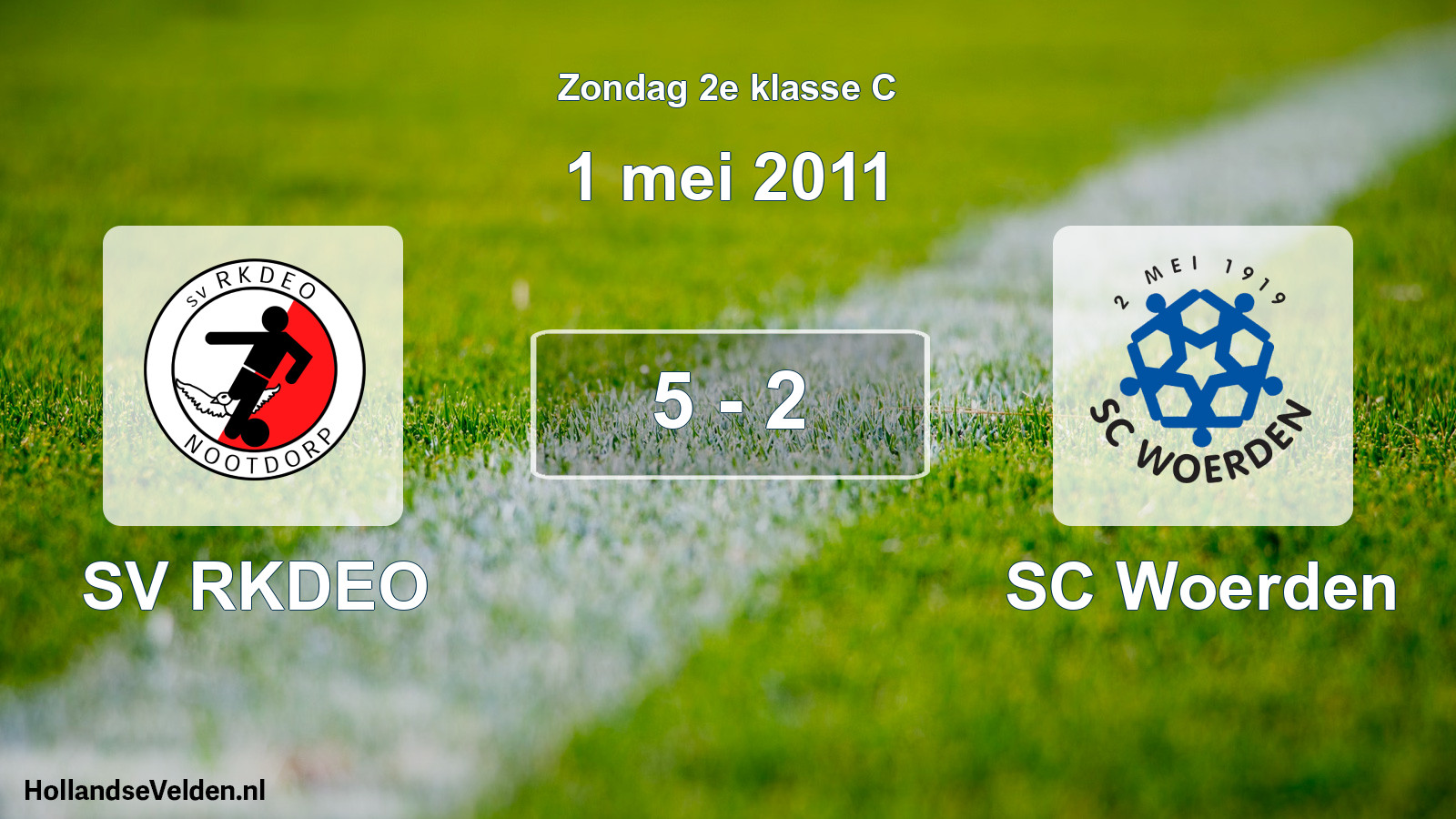 Total number of matches played: SV RKDEO - SC Woerden 5 - 2 (1 May 2011)