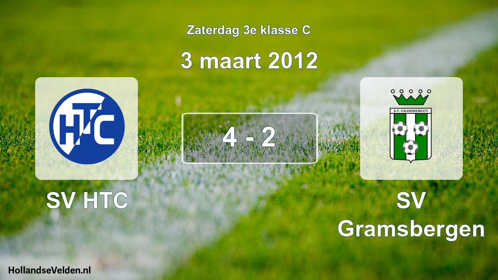 Total number of matches played: SV HTC - SV Gramsbergen 4 - 2 (3 March 2012)