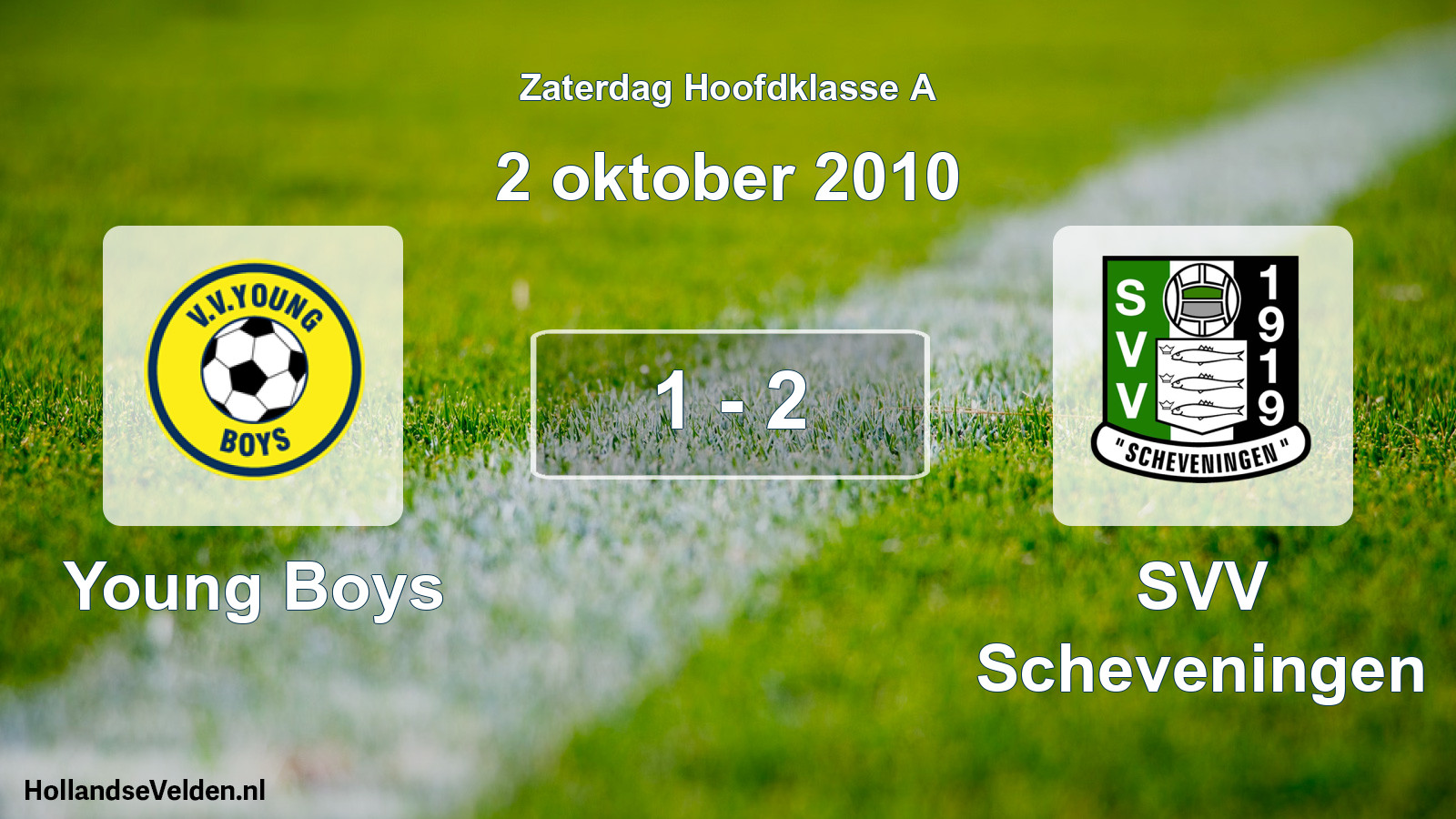 Total number of matches played: Young Boys - SVV Scheveningen 1 - 2 (2 October 2010)