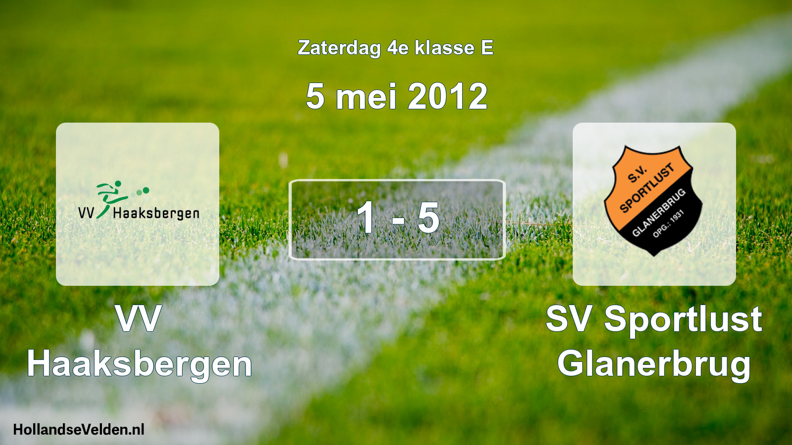 Total number of matches played: VV Haaksbergen - SV Sportlust Glanerbrug 1 - 5 (5 May 2012)