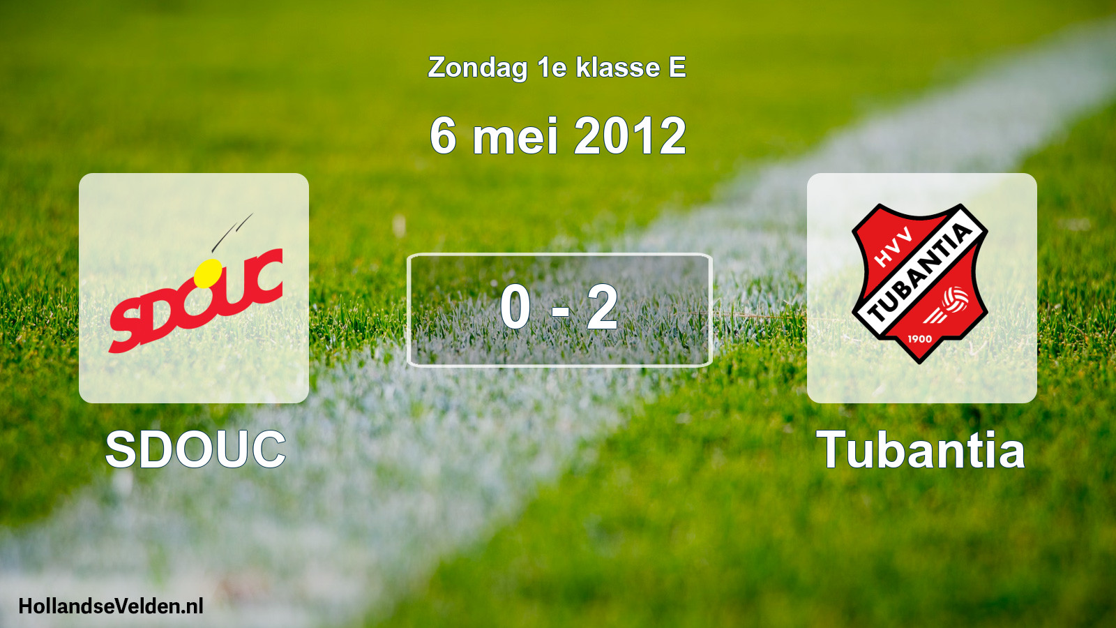Total number of matches played: SDOUC - Tubantia 0 - 2 (6 May 2012)