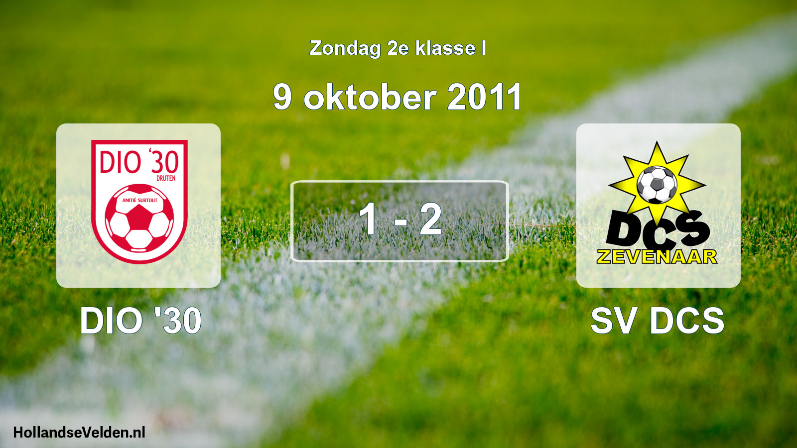 Total number of matches played: DIO '30 - SV DCS 1 - 2 (9 October 2011)