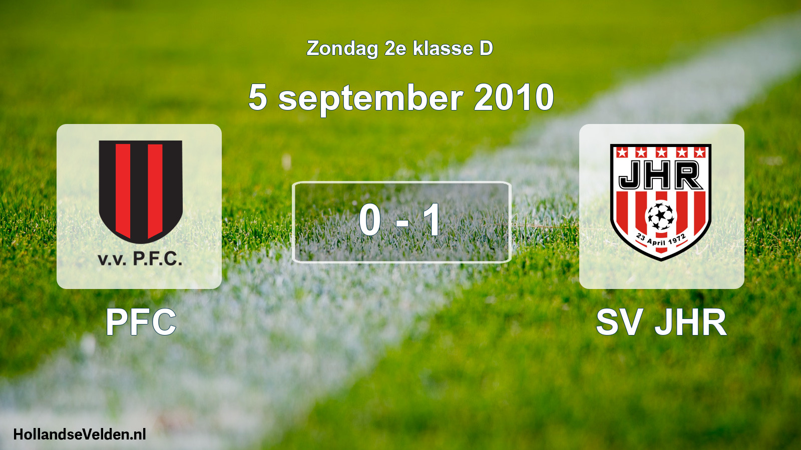 Total number of matches played: PFC - SV JHR 0 - 1 (5 September 2010)