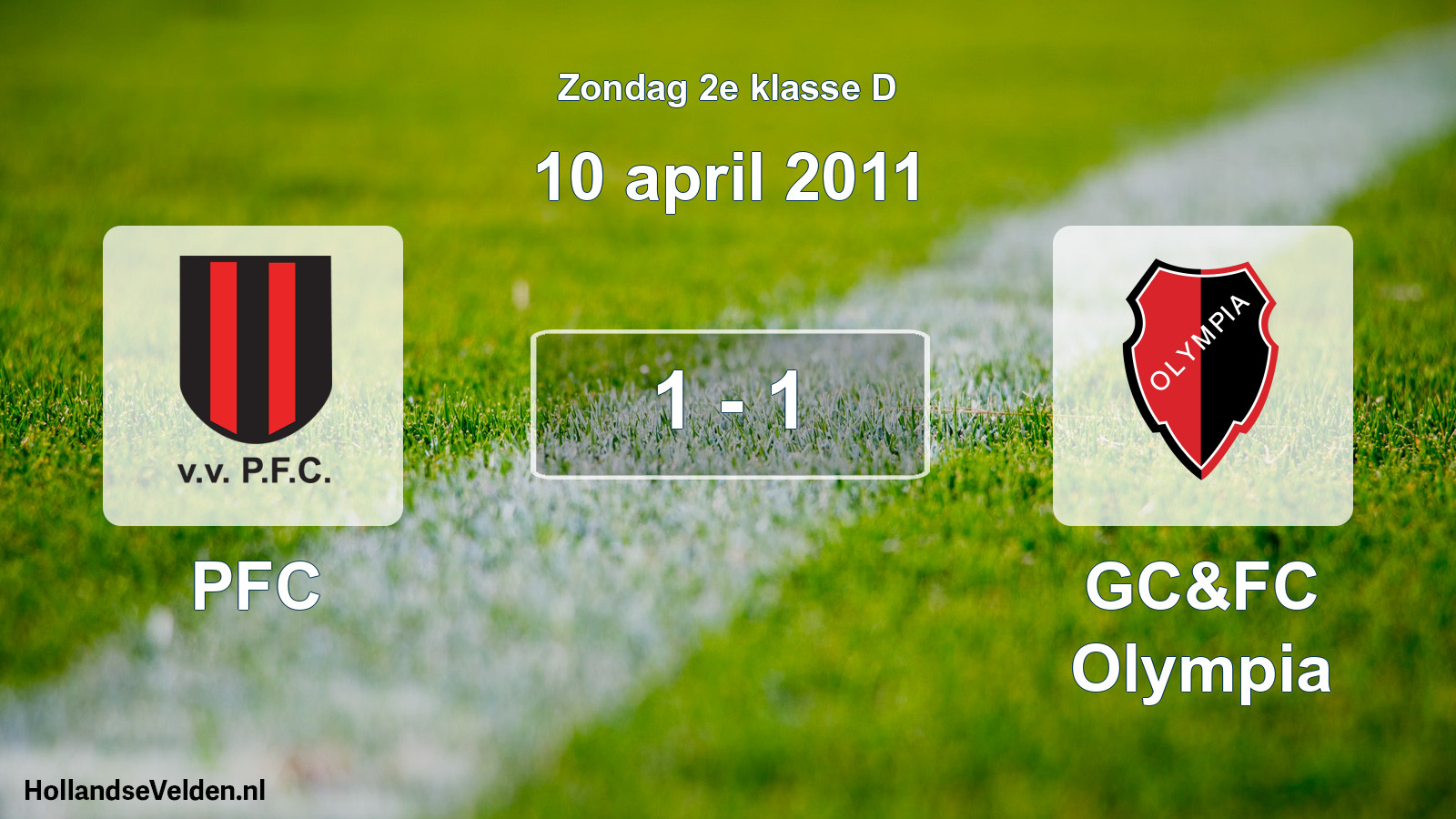Total number of matches played: PFC - GC&FC Olympia 1 - 1 (10 April 2011)