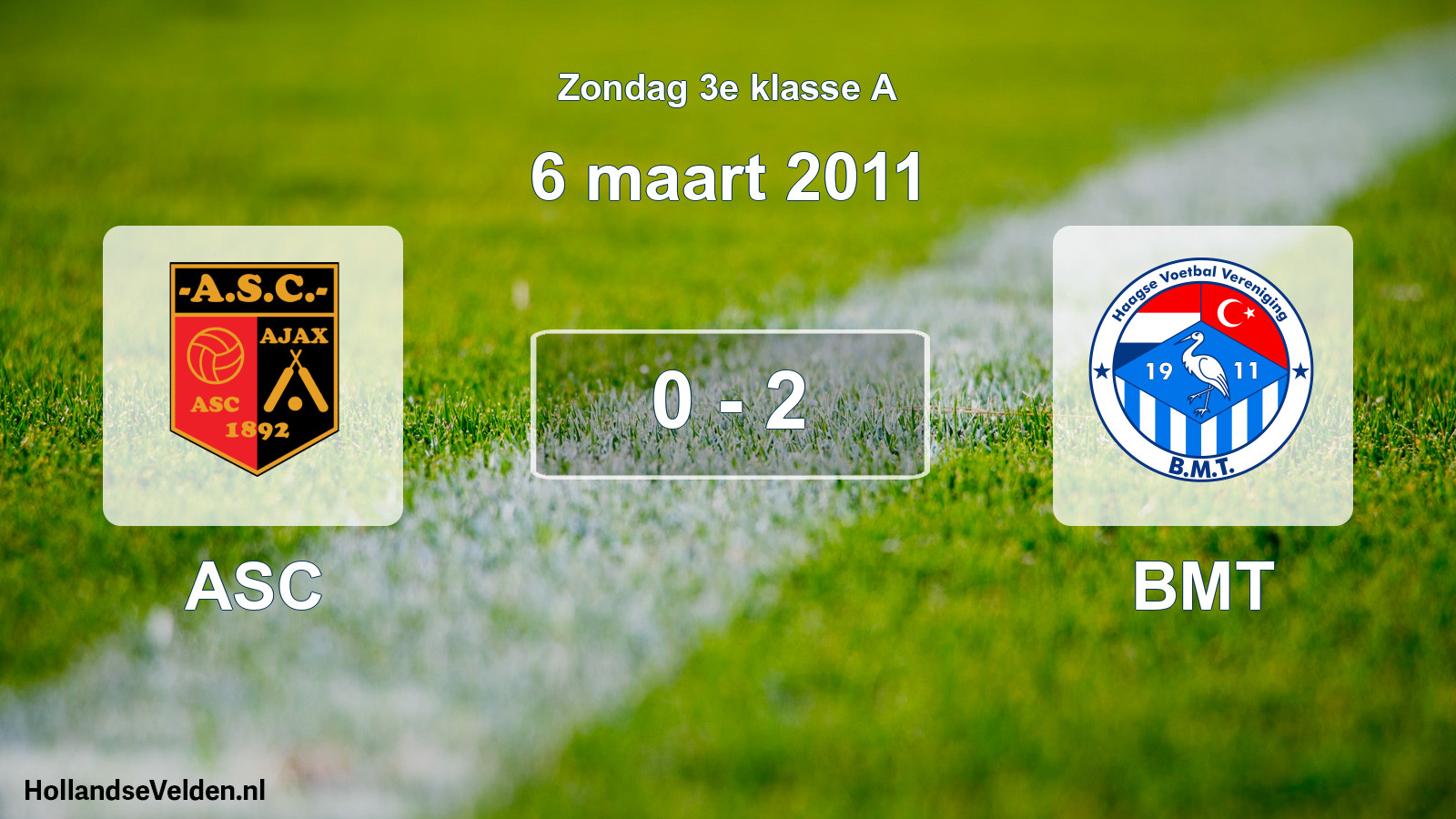 Total number of matches played: ASC - BMT 0 - 2 (6 March 2011)