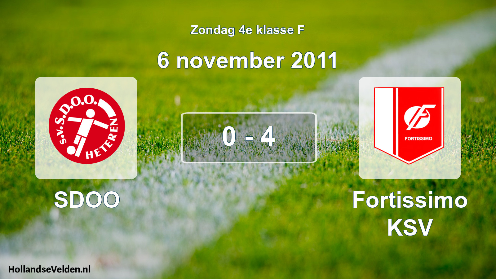 Total number of matches played: SDOO - Fortissimo KSV 0 - 4 (6 November 2011)