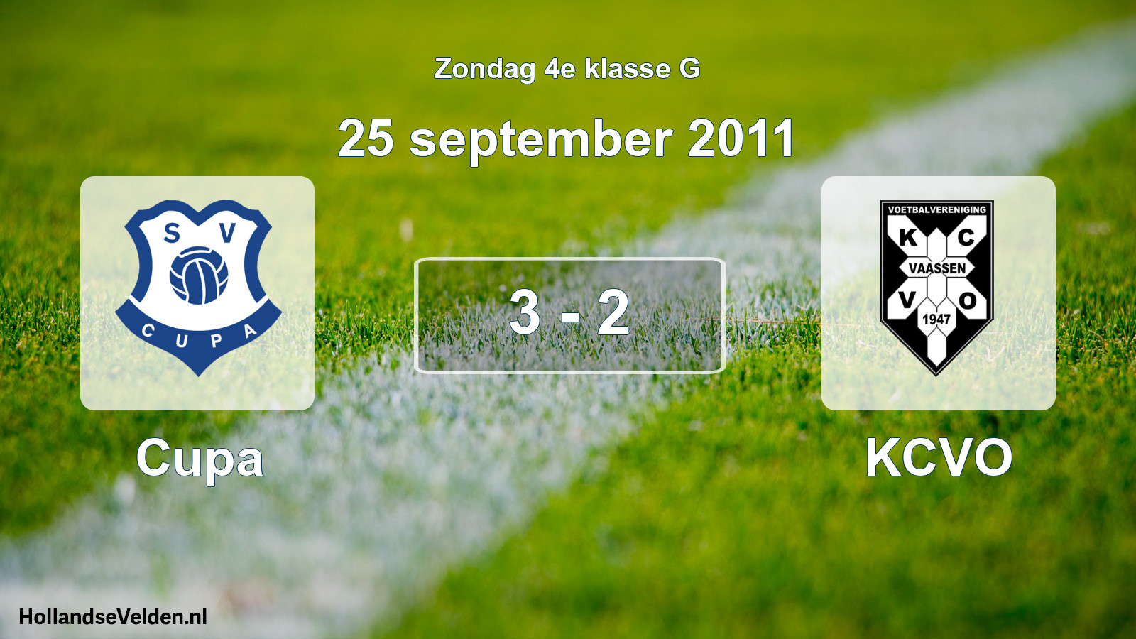 Total number of matches played: Cupa - KCVO 3 - 2 (25 September 2011)