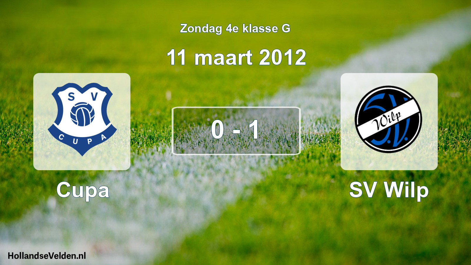 Total number of matches played: Cupa - SV Wilp 0 - 1 (11 March 2012)