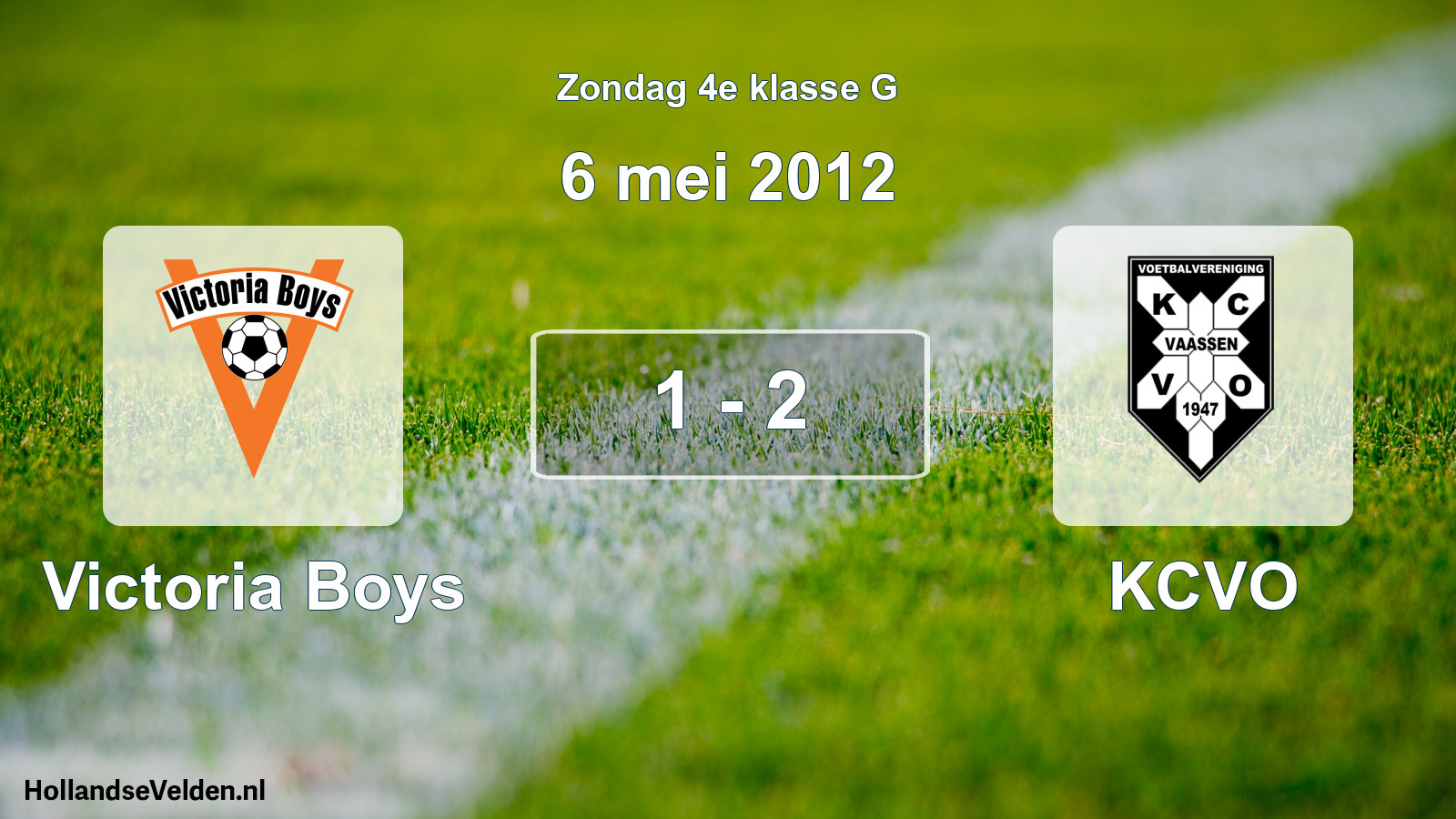 Total number of matches played: Victoria Boys - KCVO 1 - 2 (6 May 2012)