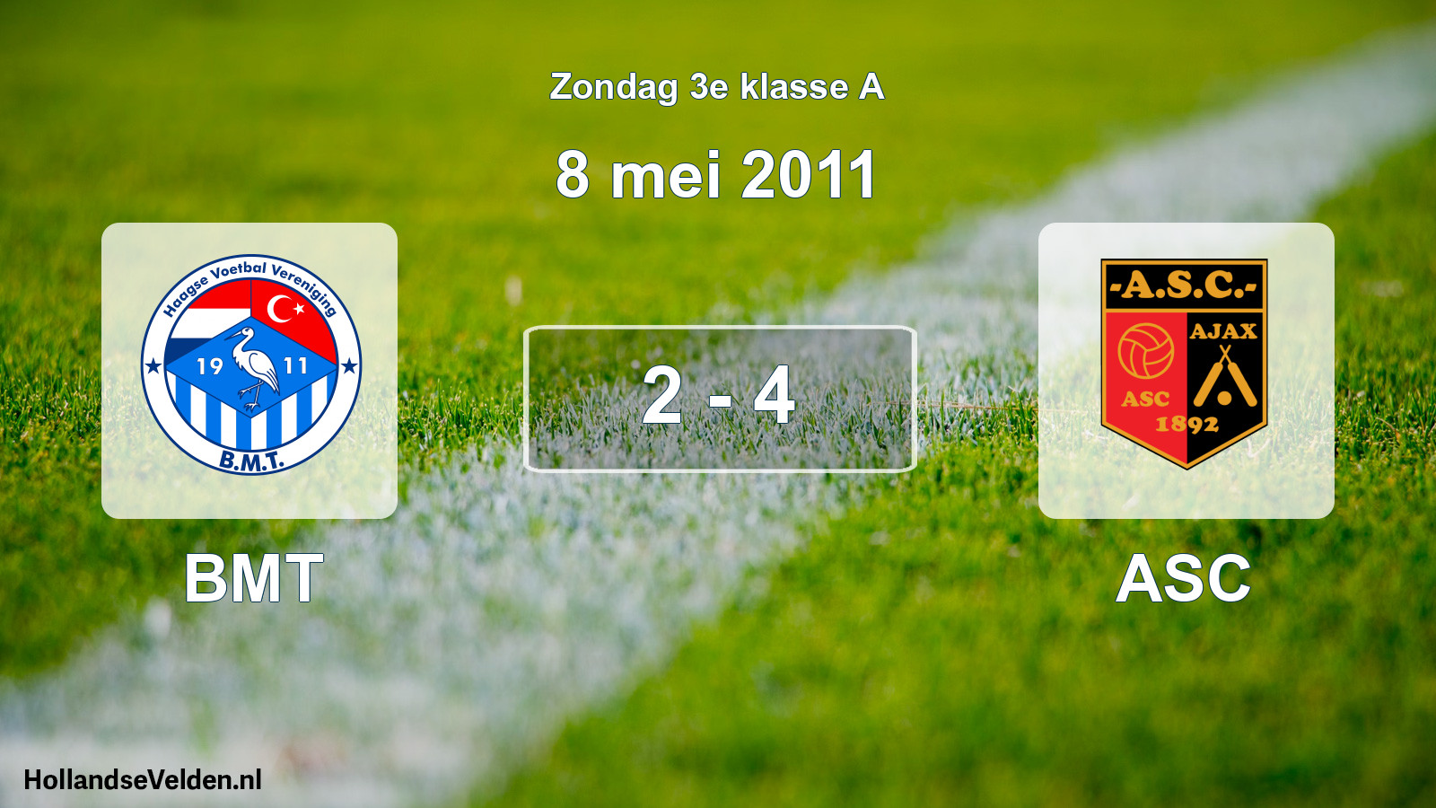 Total number of matches played: BMT - ASC 2 - 4 (8 May 2011)