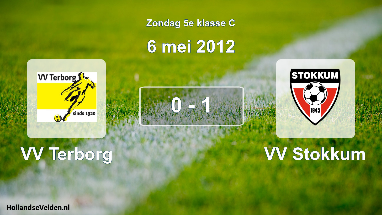 Total number of matches played: VV Terborg - VV Stokkum 0 - 1 (6 May 2012)