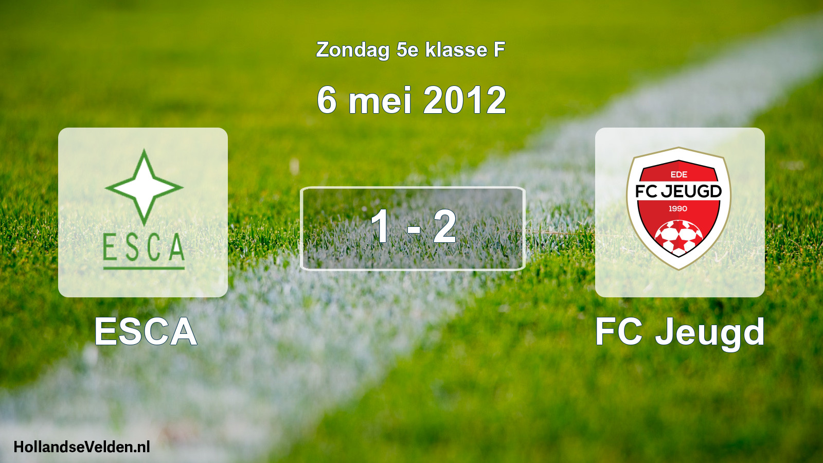 Total number of matches played: ESCA - FC Jeugd 1 - 2 (6 May 2012)