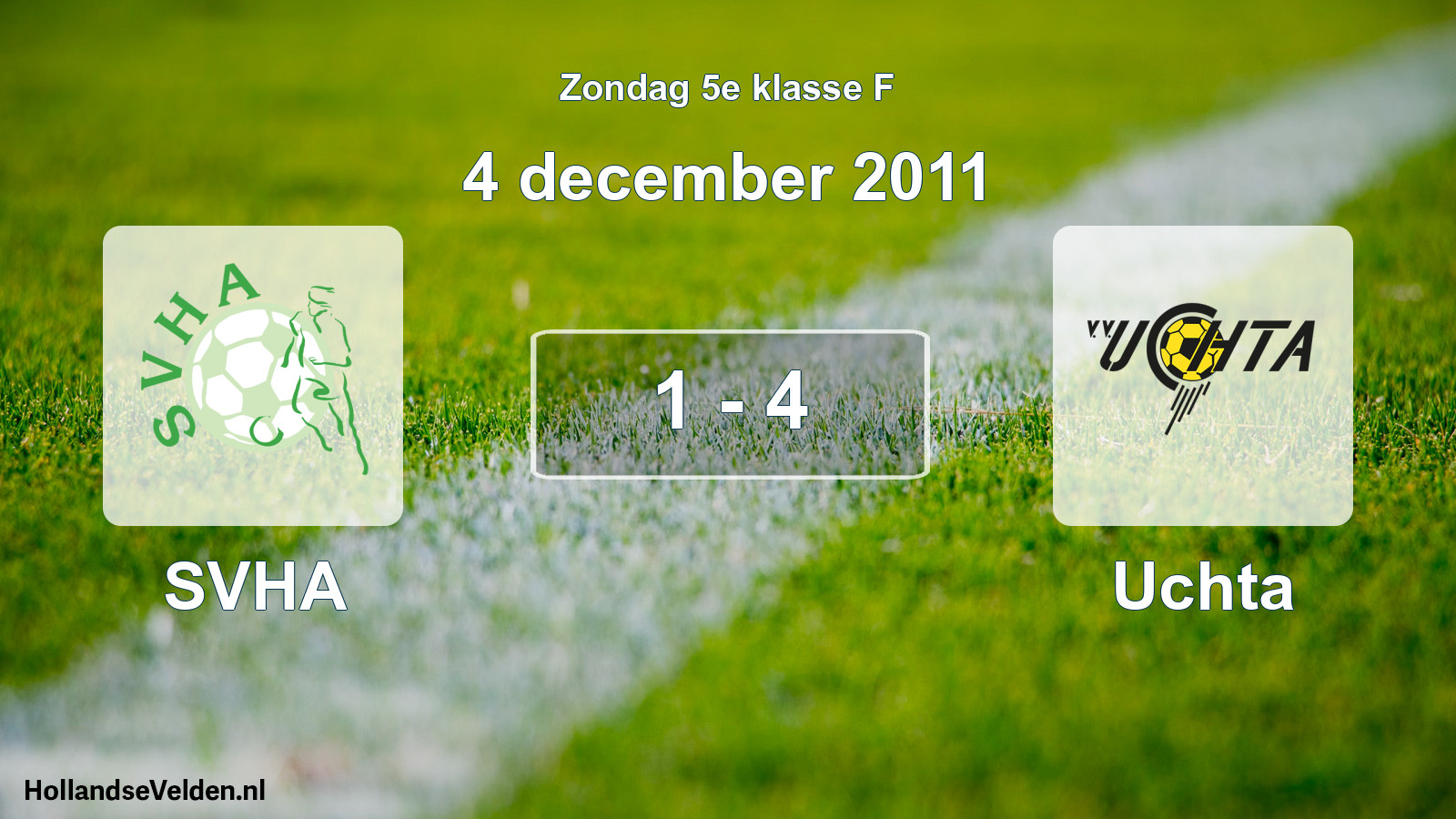 Total number of matches played: SVHA - Uchta 1 - 4 (4 December 2011)