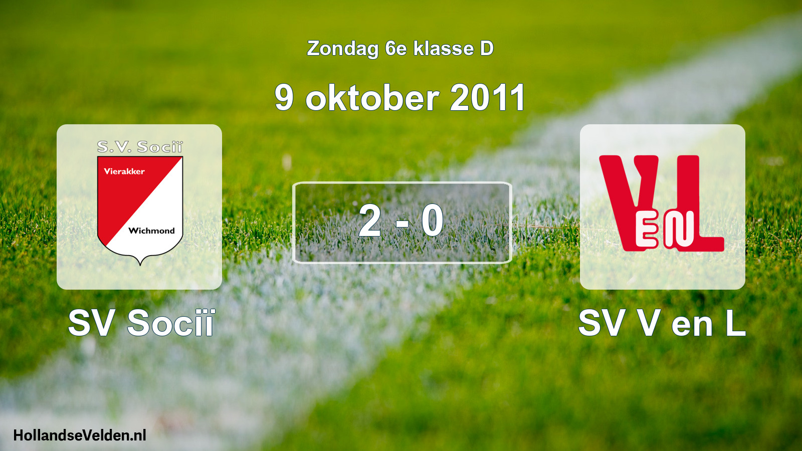 Total number of matches played: SV Sociï - SV V en L 2 - 0 (9 October 2011)