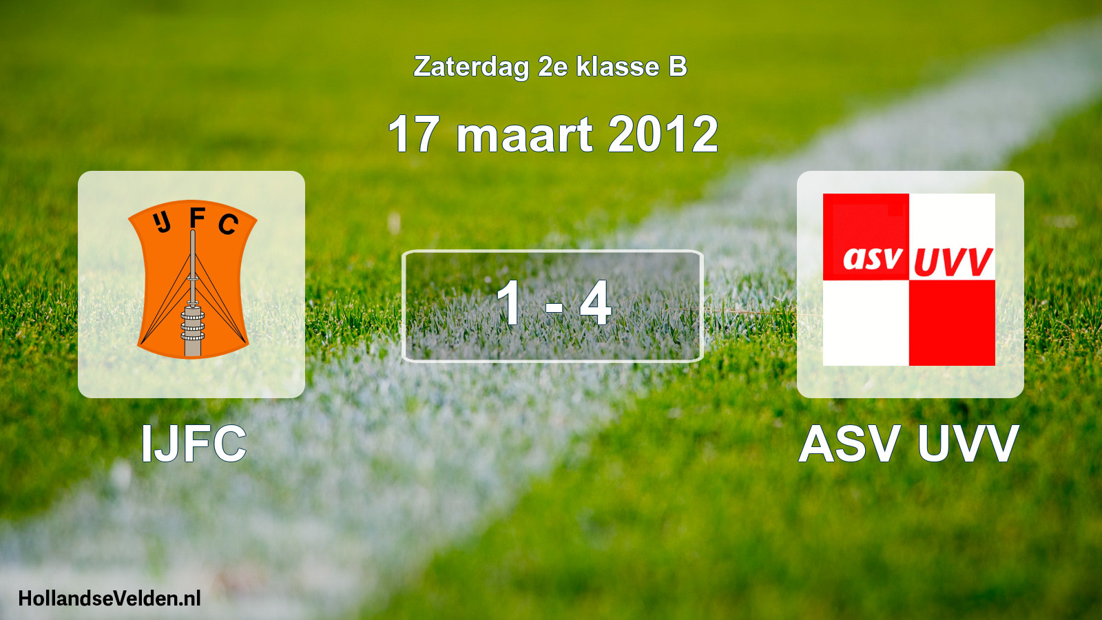 Total number of matches played: IJFC - ASV UVV 1 - 4 (17 March 2012)