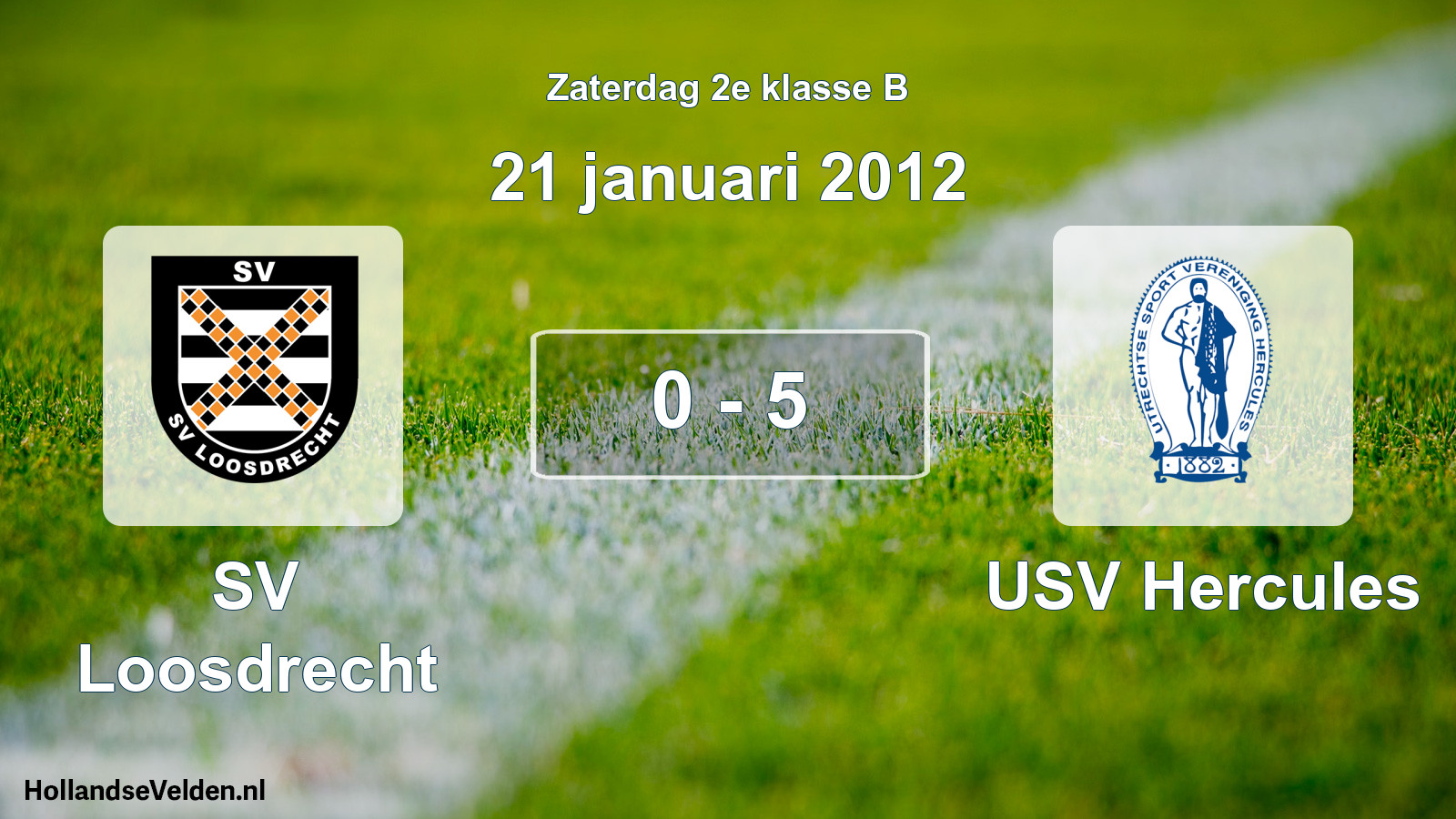 Total number of matches played: SV Loosdrecht - USV Hercules 0 - 5 (21 January 2012)