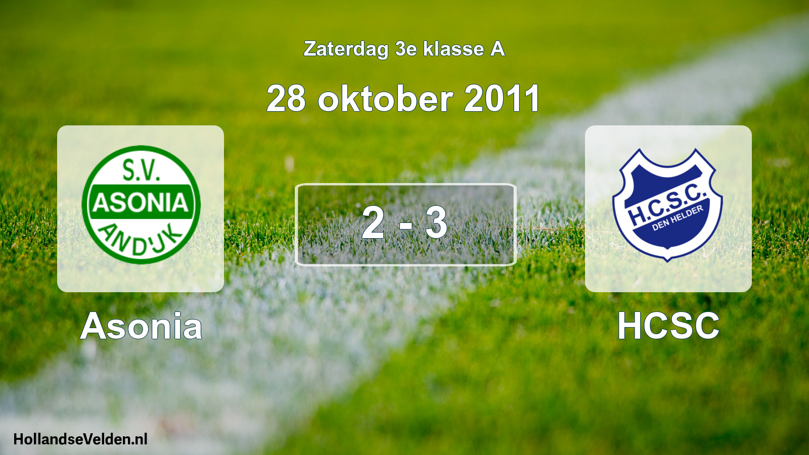 Total number of matches played: Asonia - HCSC 2 - 3 (28 October 2011)
