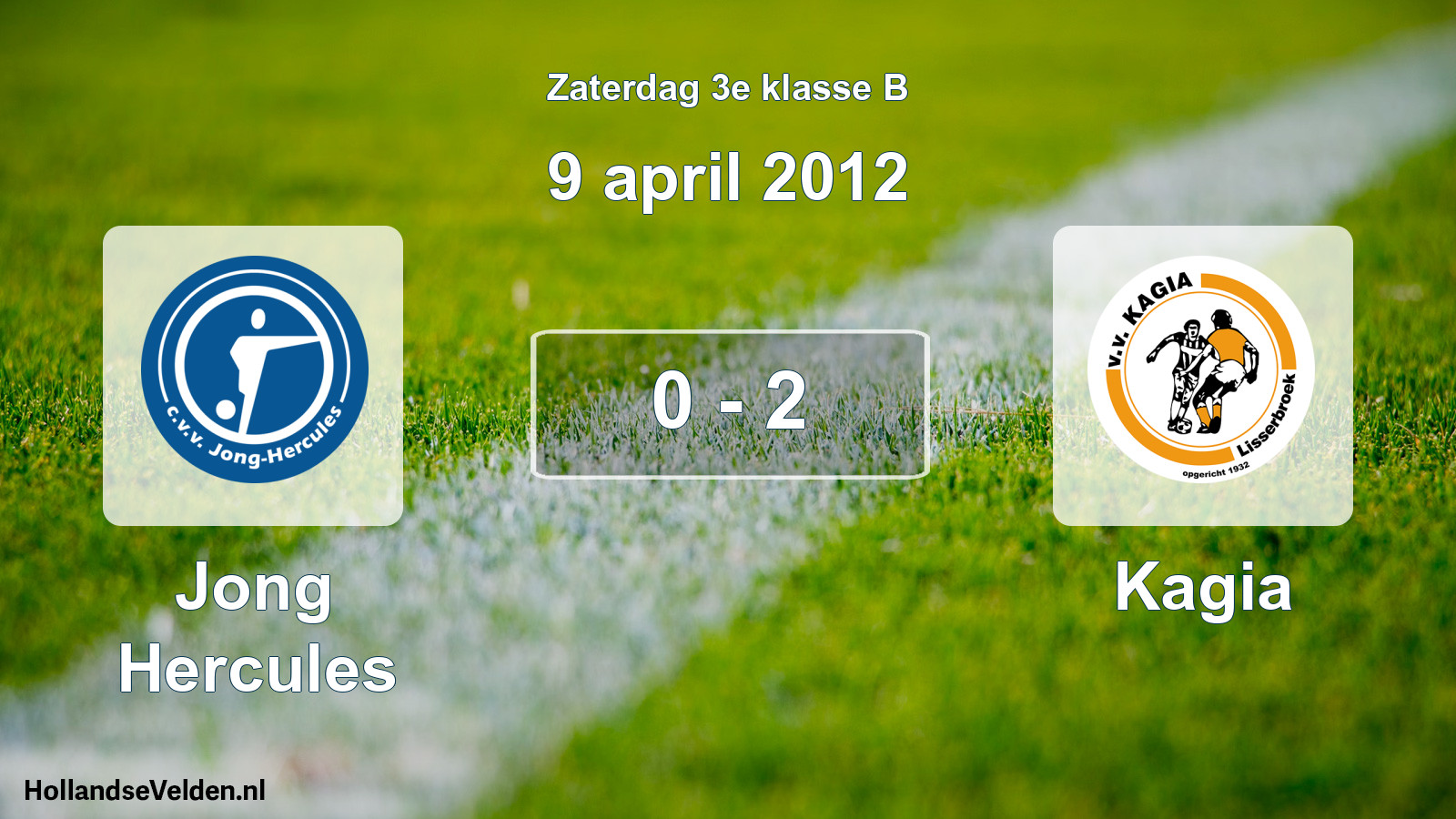 Total number of matches played: Jong Hercules - Kagia 0 - 2 (9 April 2012)