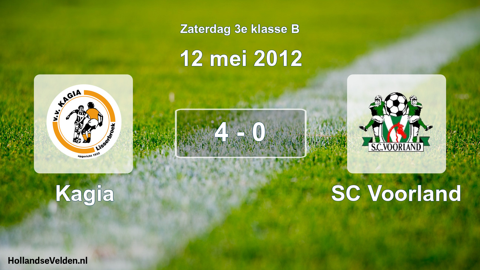Total number of matches played: Kagia - SC Voorland 4 - 0 (12 May 2012)
