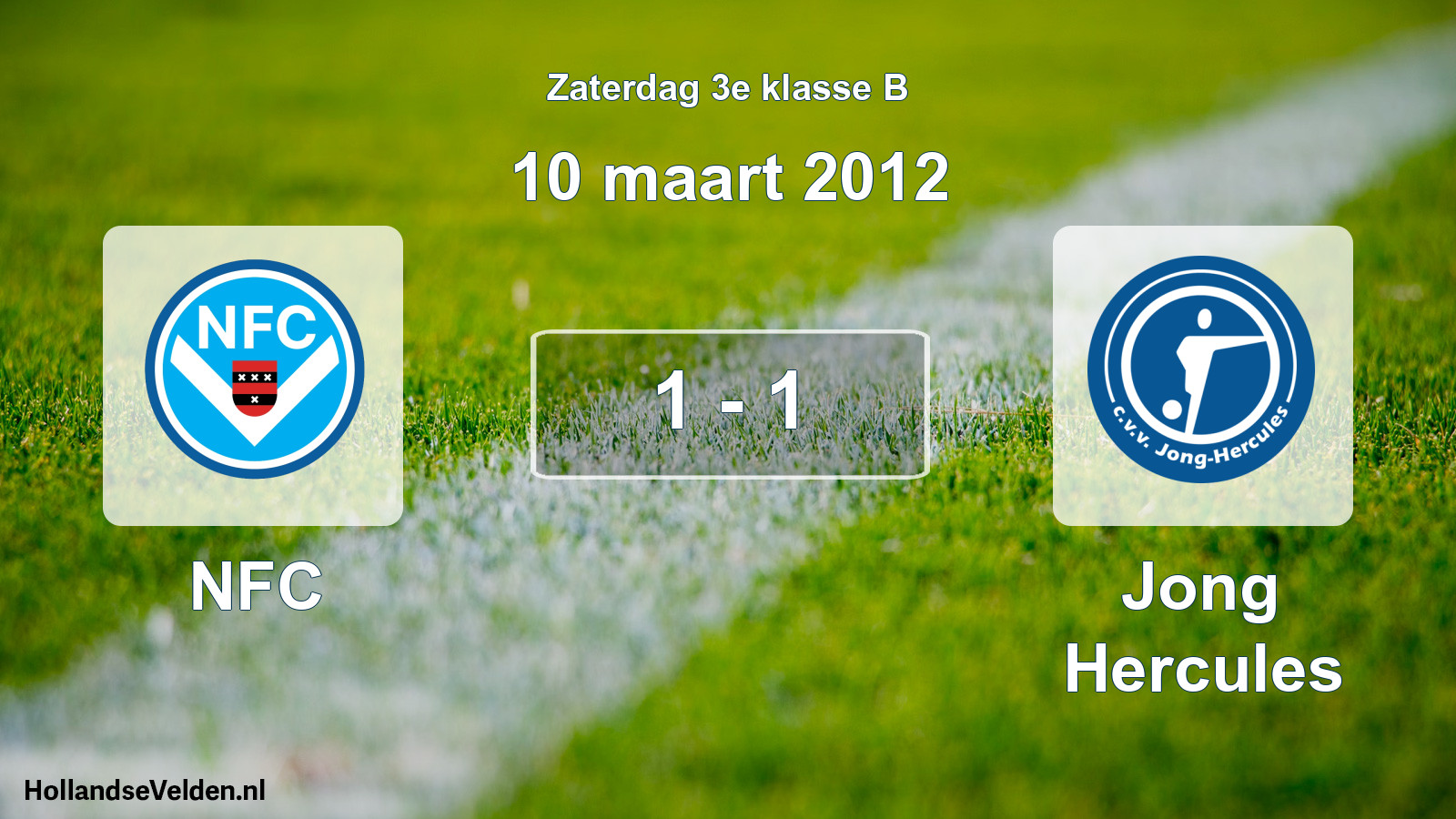 Total number of matches played: NFC - Jong Hercules 1 - 1 (10 March 2012)
