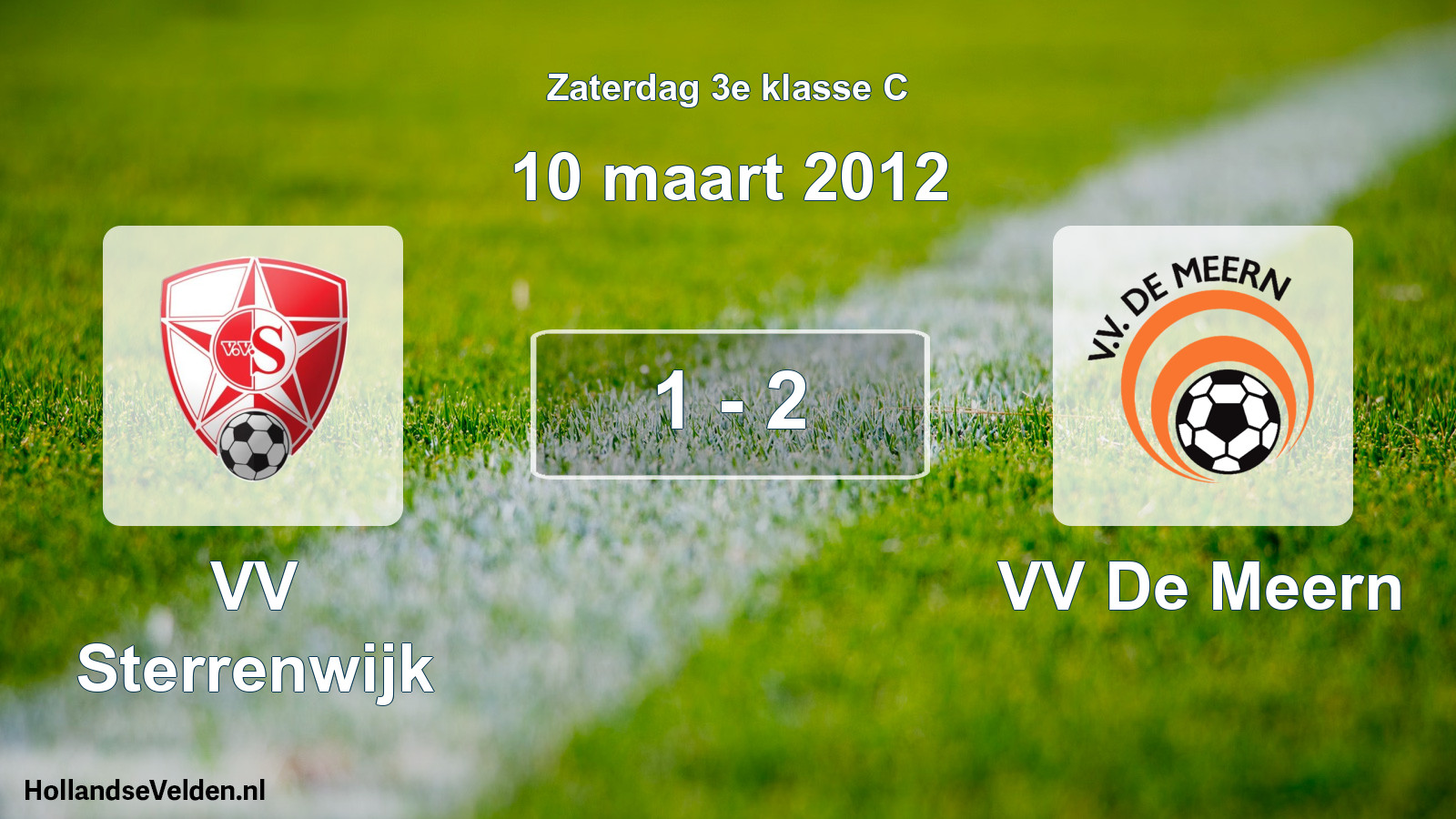 Total number of matches played: VV Sterrenwijk - VV De Meern 1 - 2 (10 March 2012)