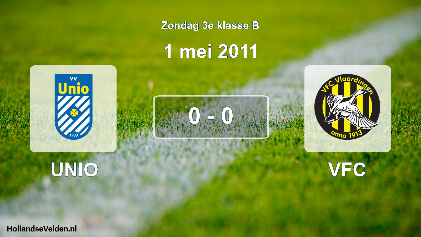Total number of matches played: UNIO - VFC 0 - 0 (1 May 2011)