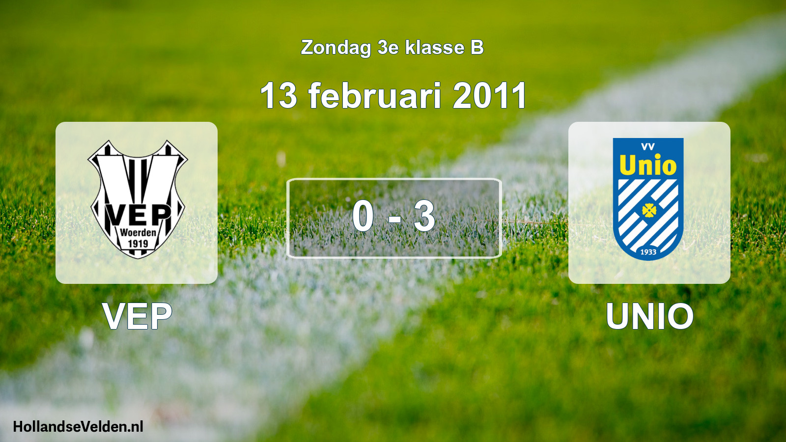 Total number of matches played: VEP - UNIO 0 - 3 (13 February 2011)