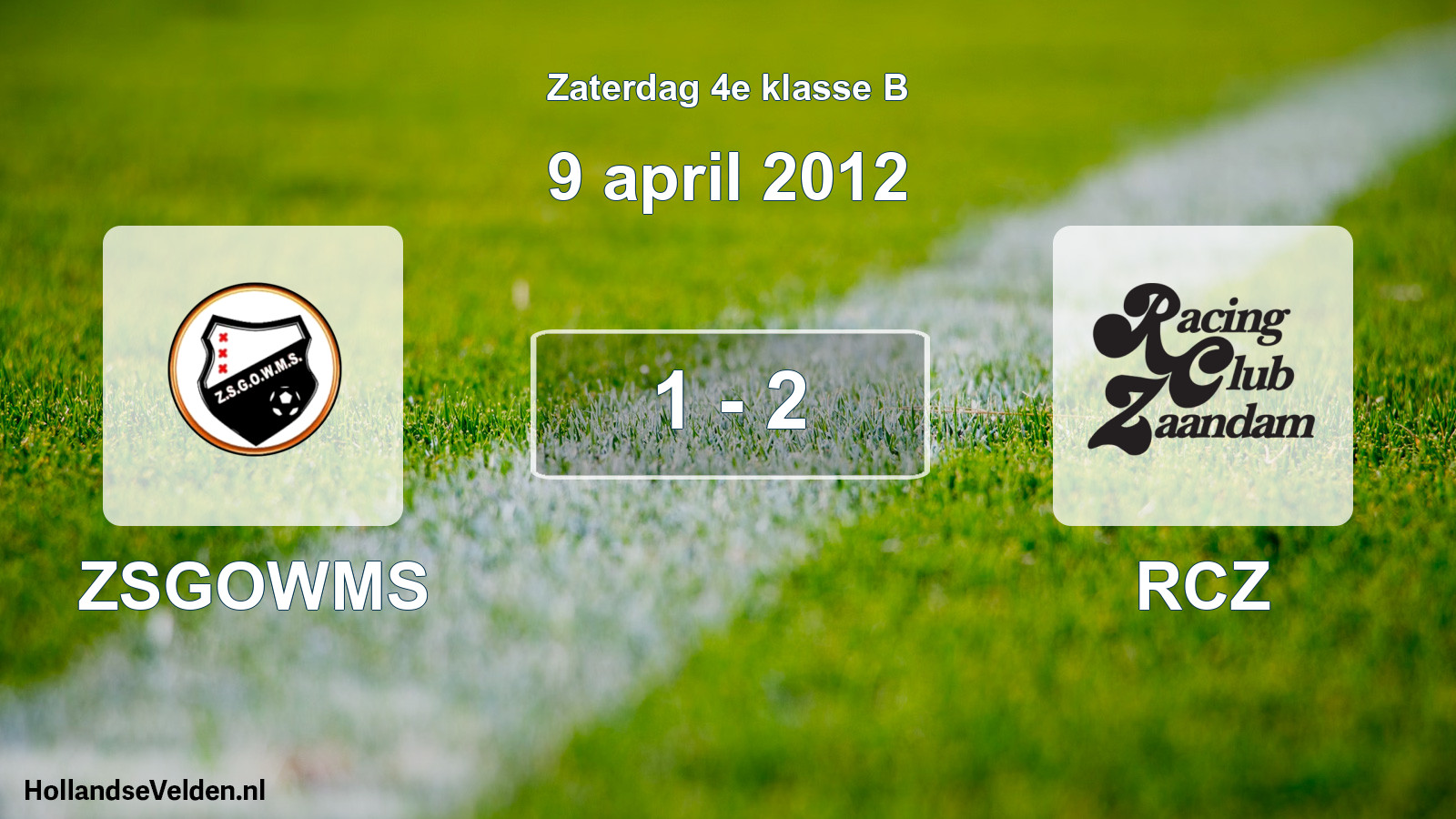 Total number of matches played: ZSGOWMS - RCZ 1 - 2 (9 April 2012)