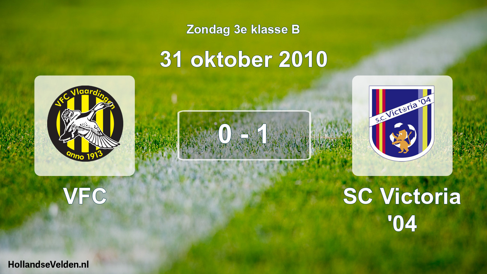 Total number of matches played: VFC - SC Victoria '04 0 - 1 (31 October 2010)