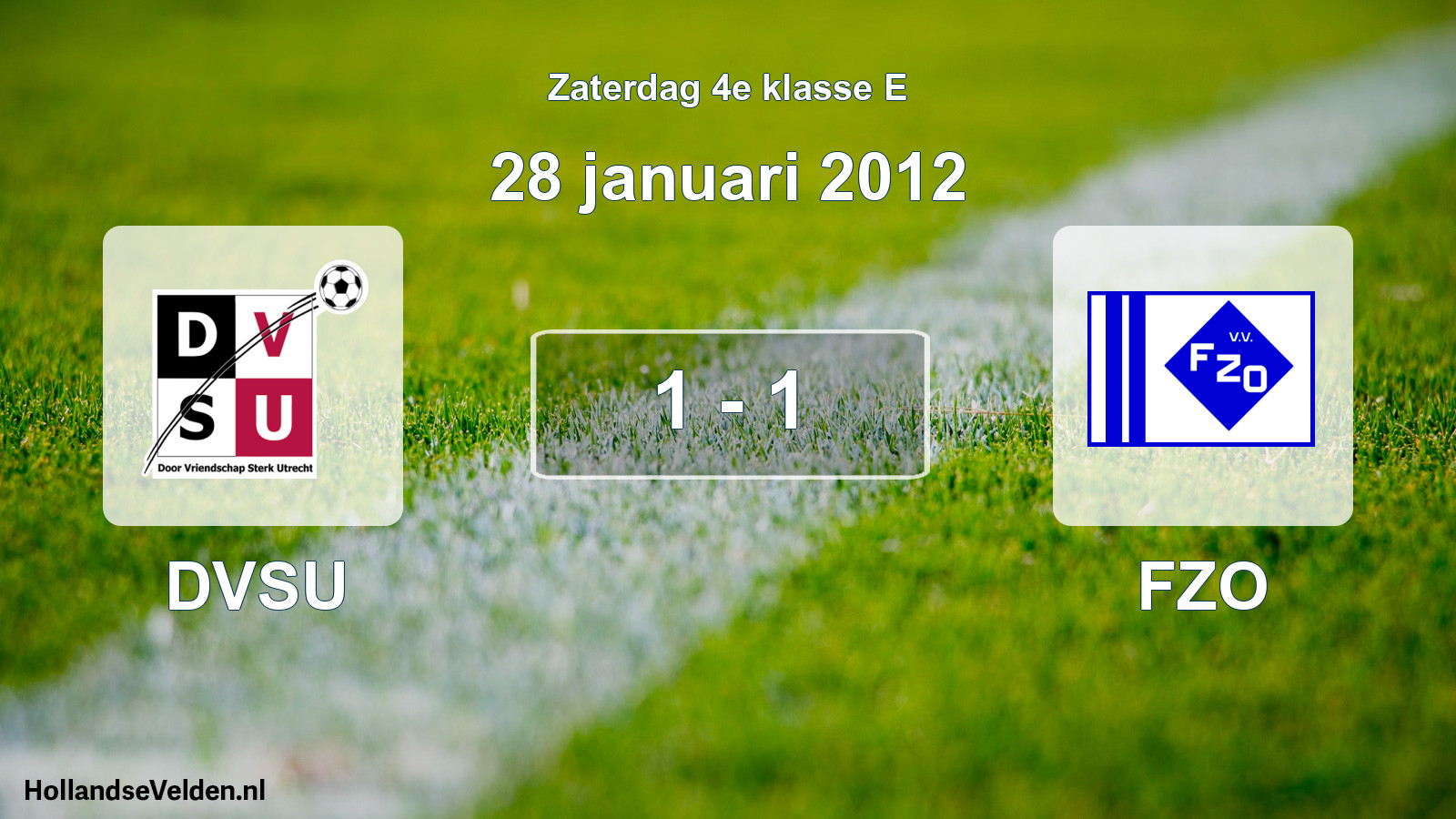 Total number of matches played: DVSU - FZO 1 - 1 (28 January 2012)