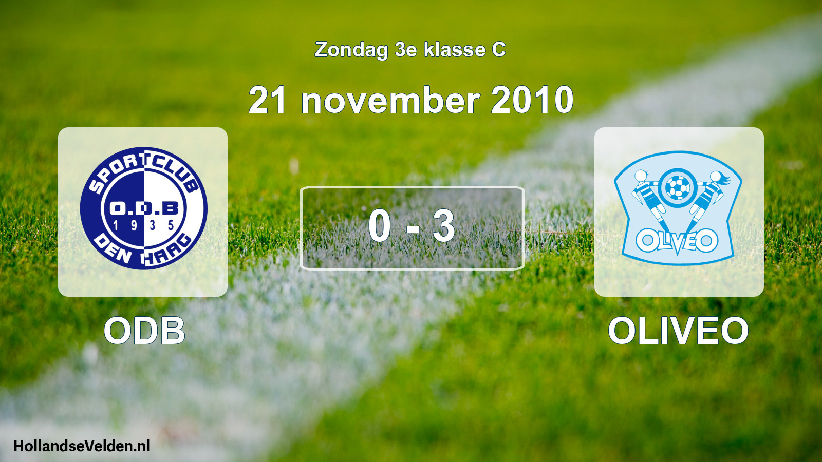 Total number of matches played: ODB - OLIVEO 0 - 3 (21 November 2010)