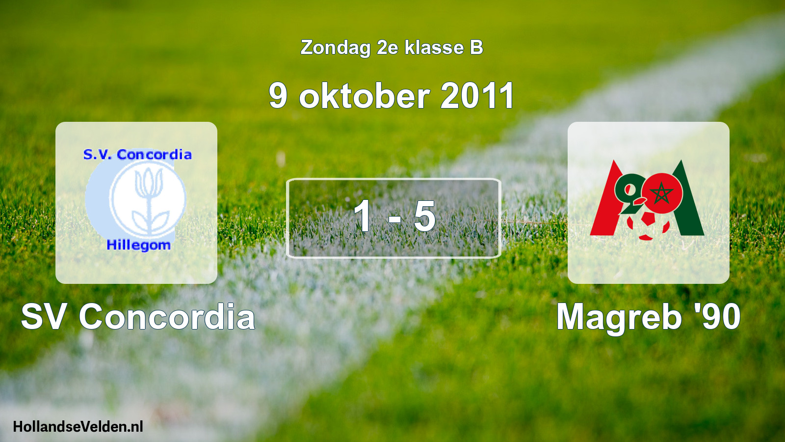 Total number of matches played: SV Concordia - Magreb '90 1 - 5 (9 October 2011)