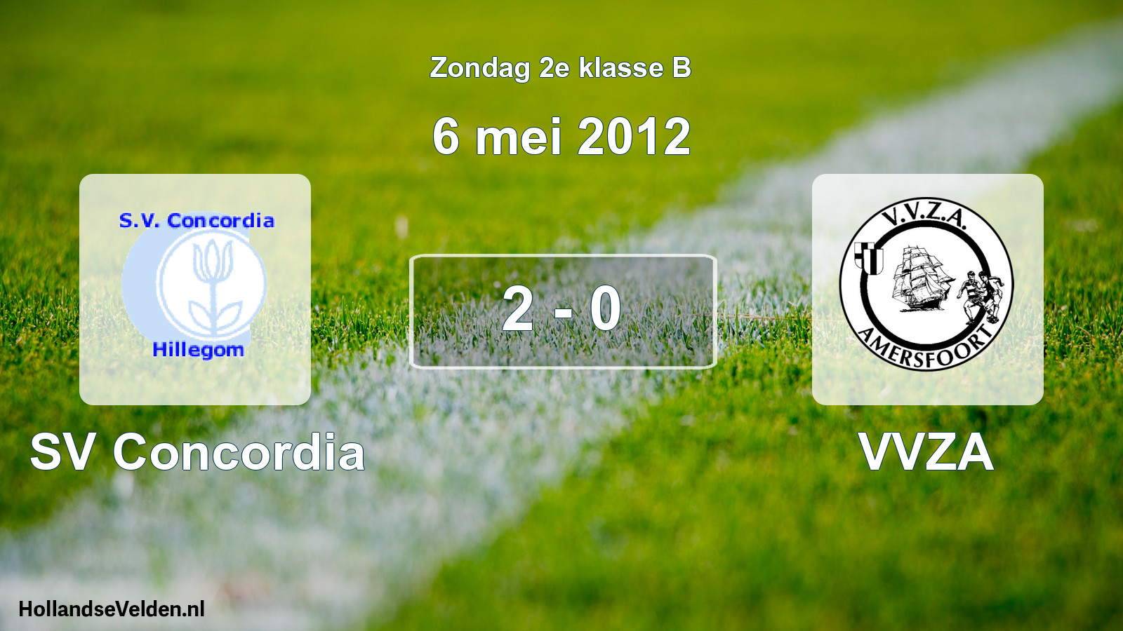 Total number of matches played: SV Concordia - VVZA 2 - 0 (6 May 2012)