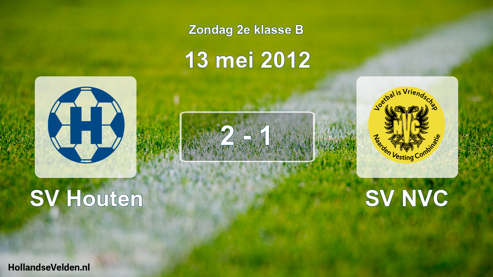 Total number of matches played: SV Houten - SV NVC 2 - 1 (13 May 2012)
