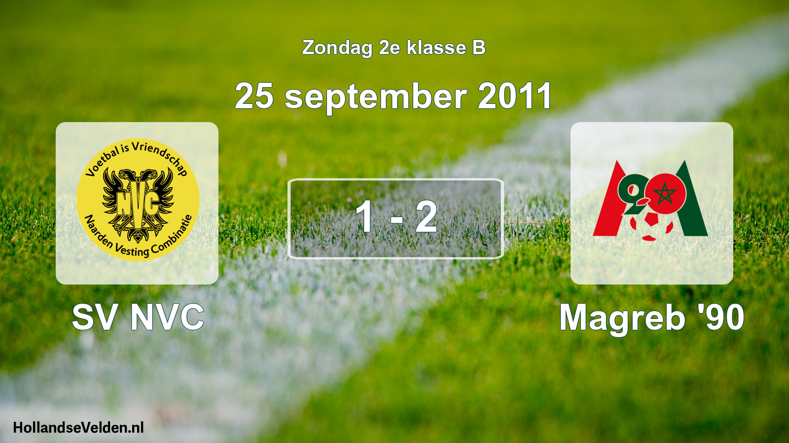 Total number of matches played: SV NVC - Magreb '90 1 - 2 (25 September 2011)