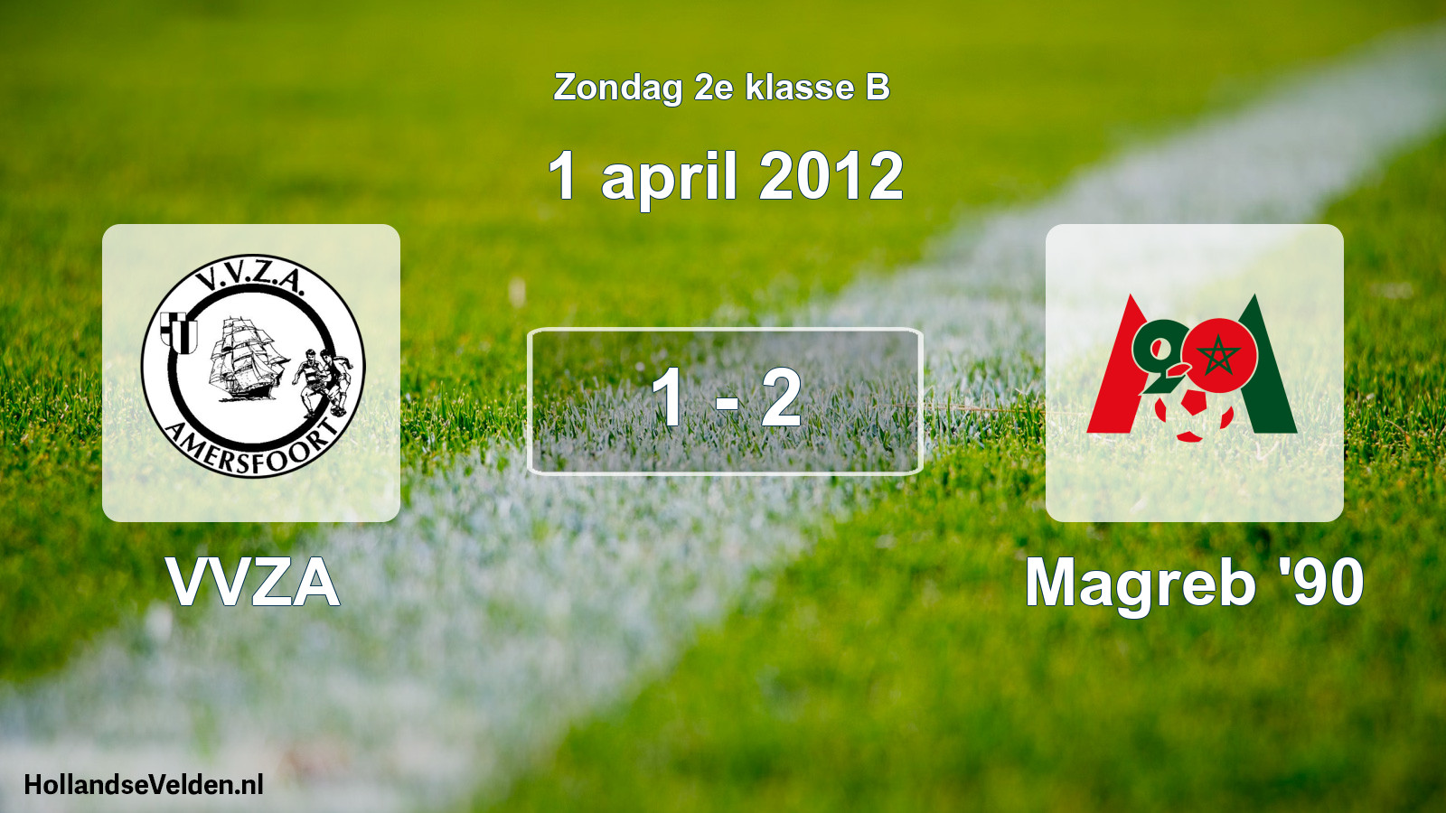 Total number of matches played: VVZA - Magreb '90 1 - 2 (1 April 2012)