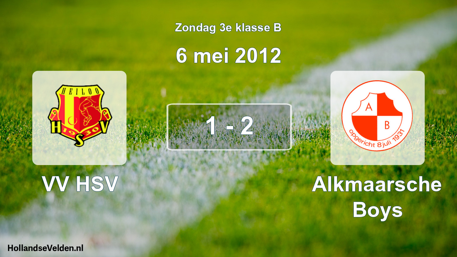 Total number of matches played: VV HSV - Alkmaarsche Boys 1 - 2 (6 May 2012)