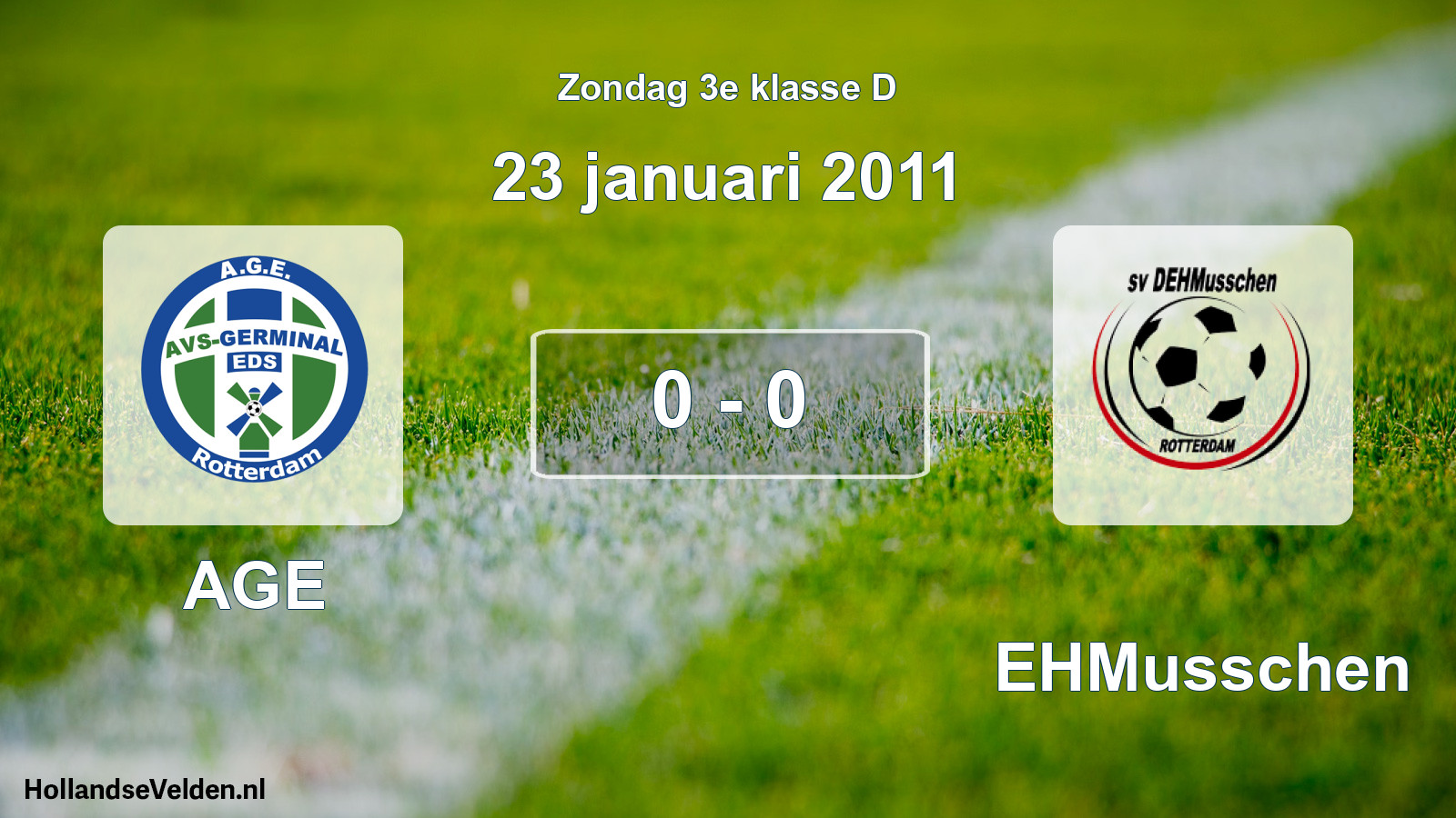 Total number of matches played: AGE - DEHMusschen 0 - 0 (23 January 2011)