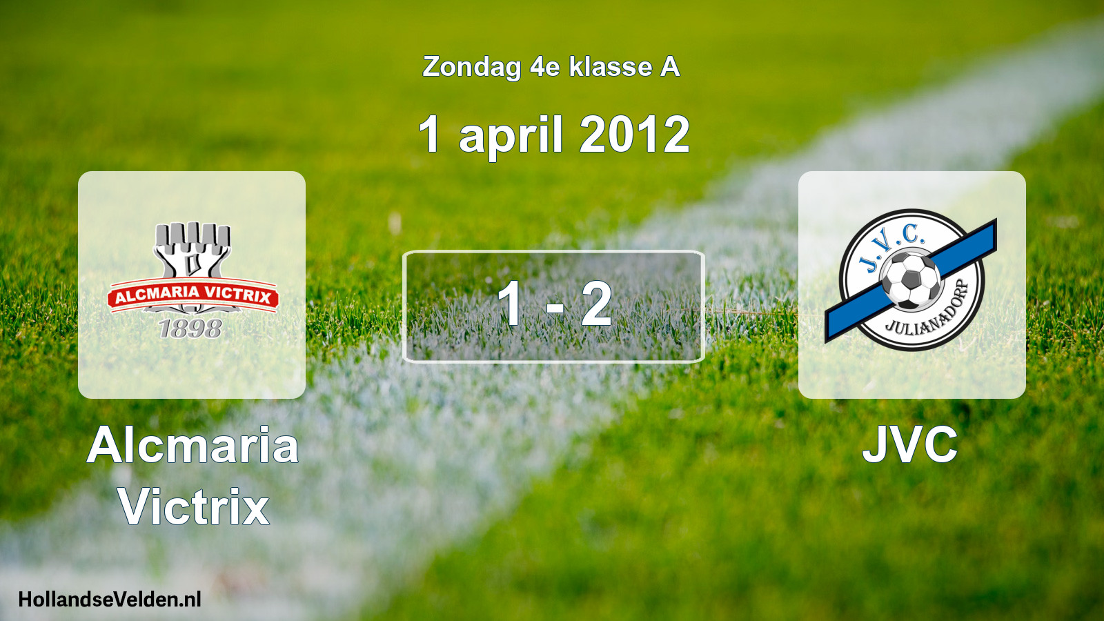 Total number of matches played: Alcmaria Victrix - JVC 1 - 2 (1 April 2012)