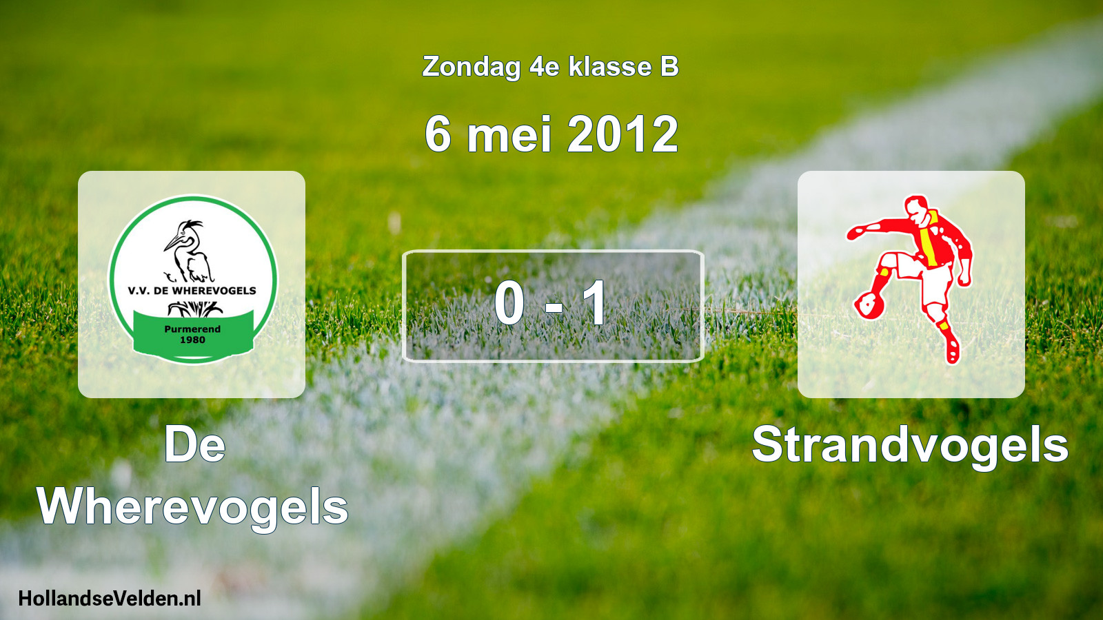 Total number of matches played: De Wherevogels - Strandvogels 0 - 1 (6 May 2012)