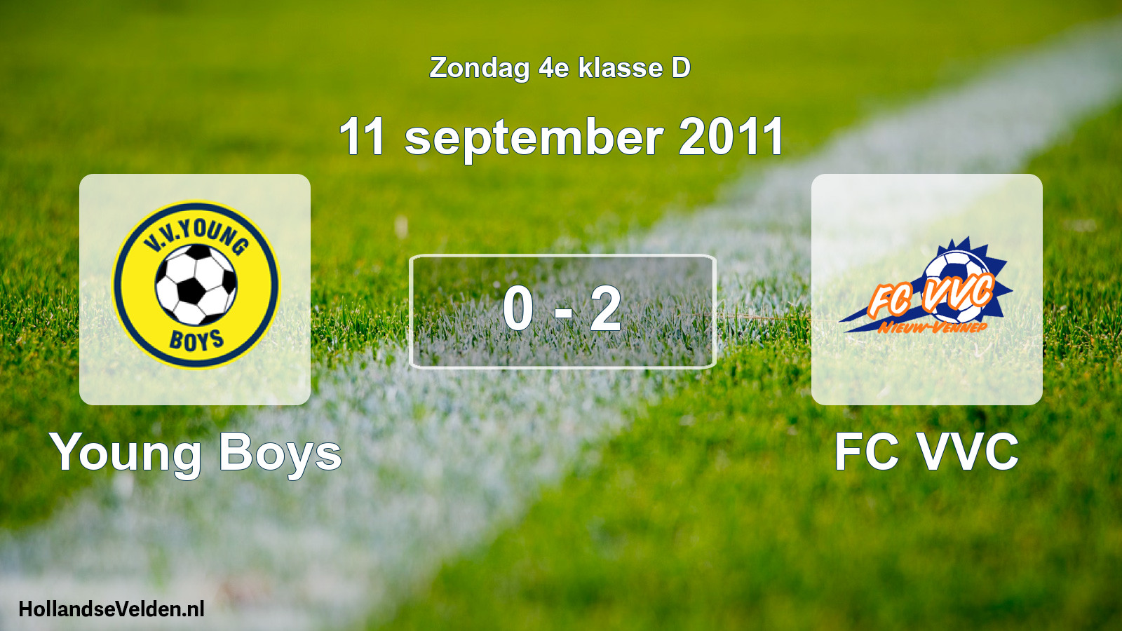 Total number of matches played: Young Boys - FC VVC 0 - 2 (11 September 2011)