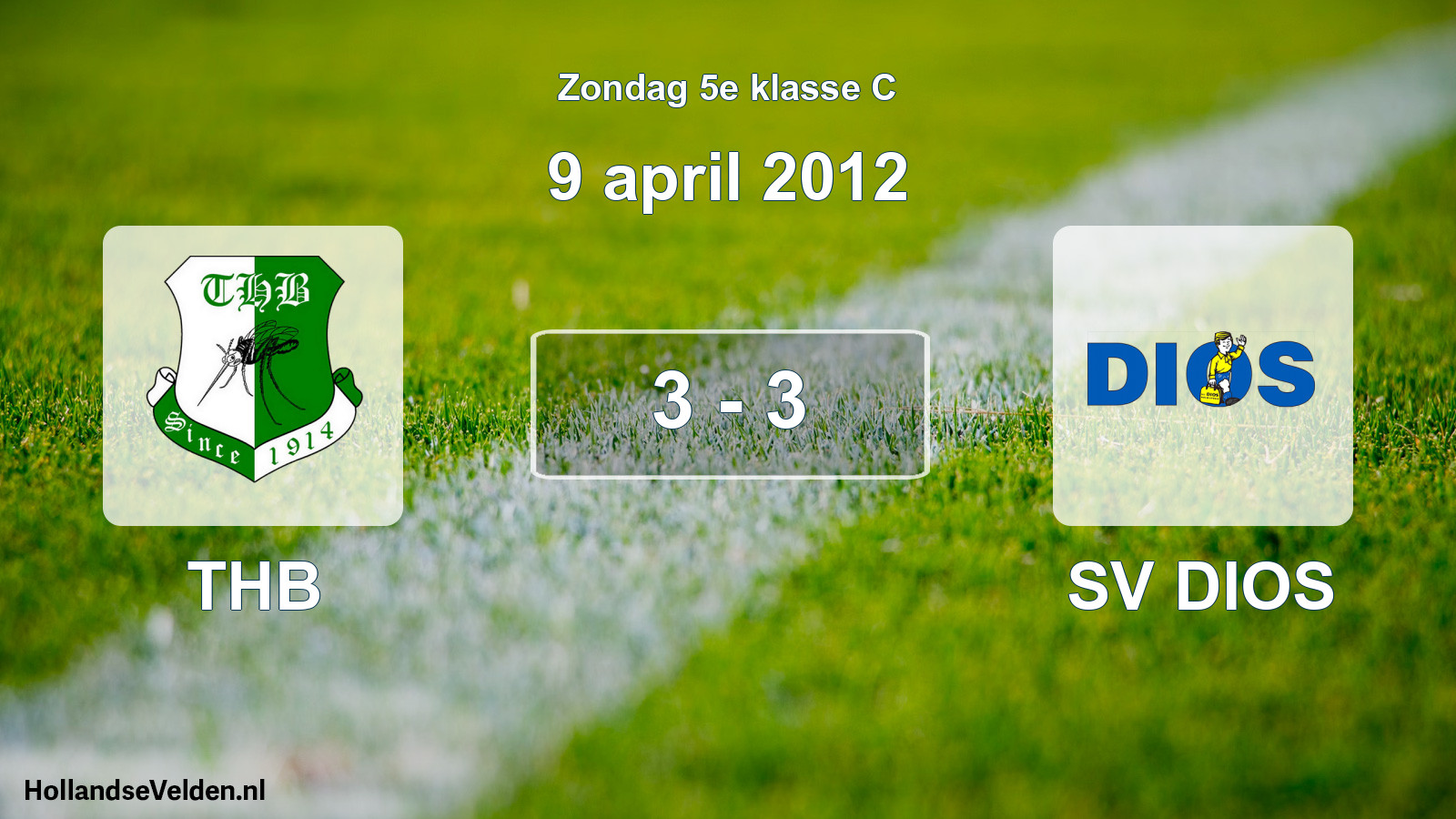 Total number of matches played: THB - SV DIOS 3 - 3 (9 April 2012)