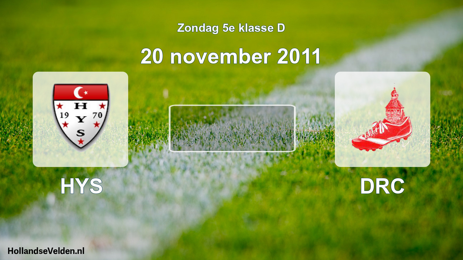 Scheduled Match: HYS - DRC (20 November 2011)