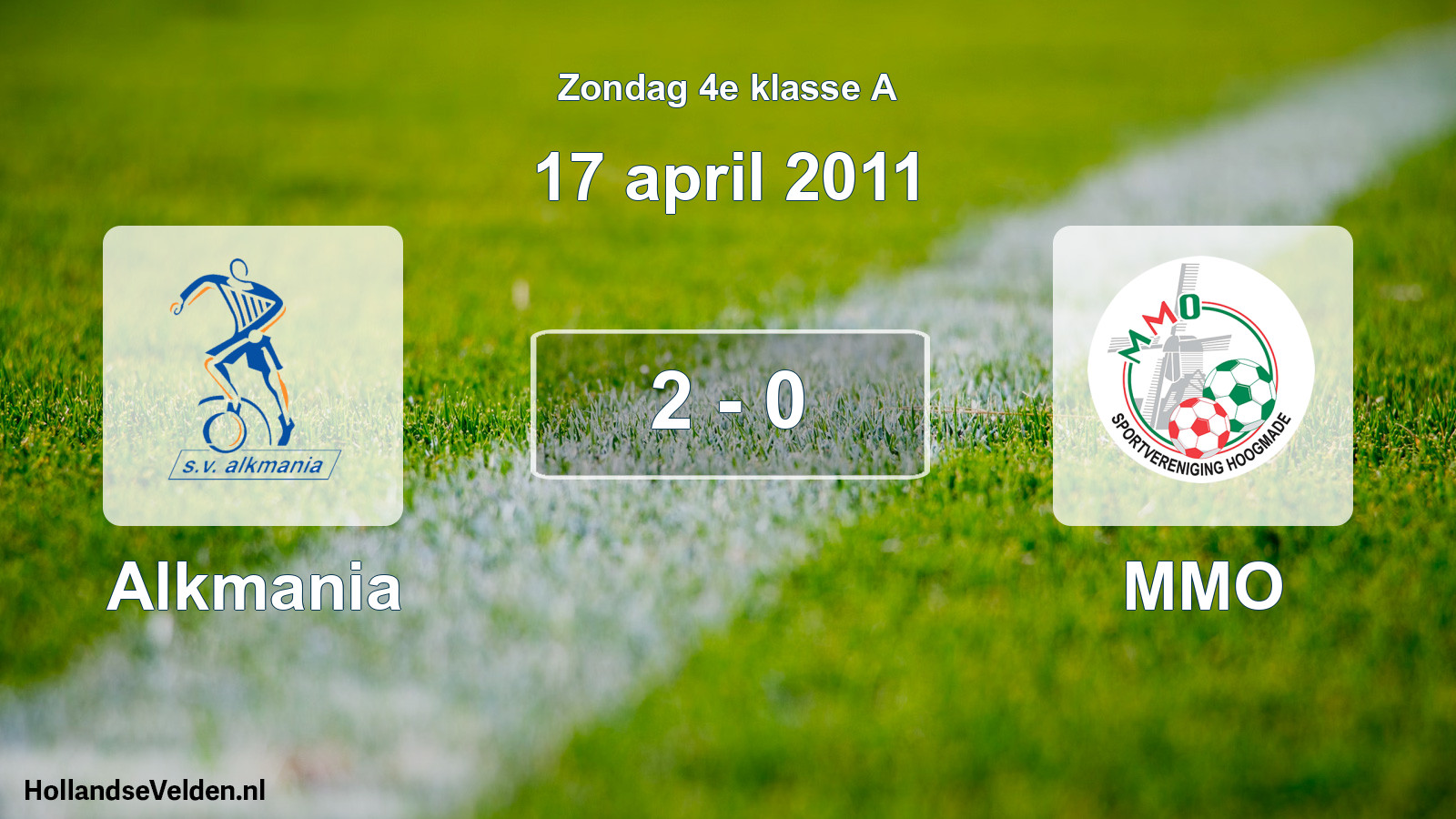 Total number of matches played: Alkmania - MMO 2 - 0 (17 April 2011)