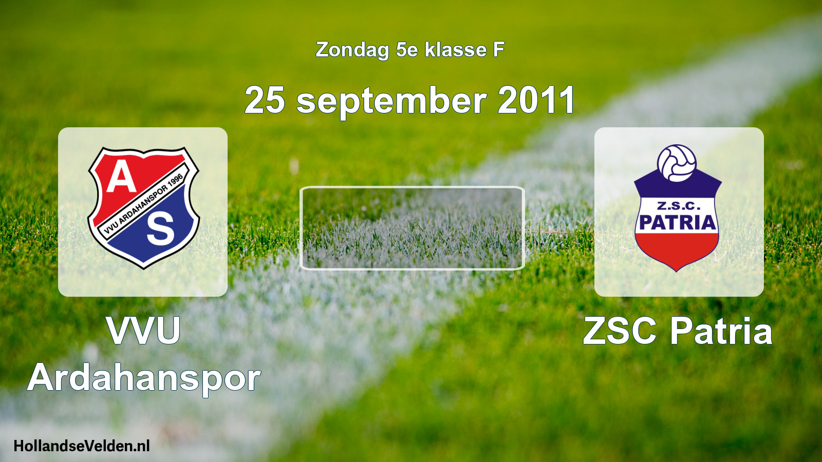 Scheduled Match: VVU Ardahanspor - ZSC Patria (25 September 2011)