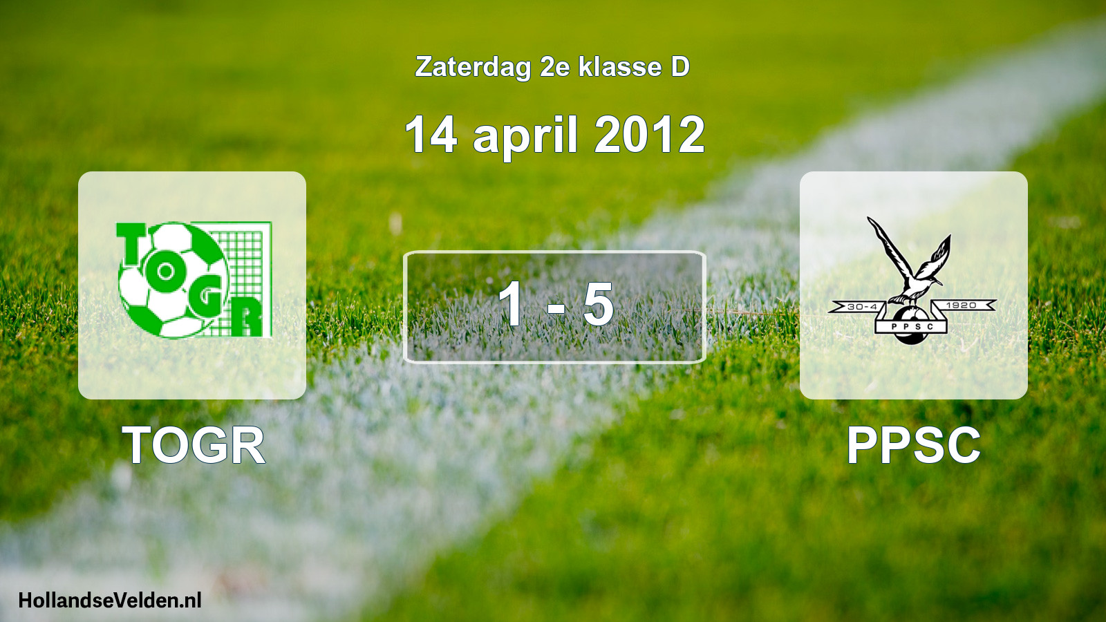 Total number of matches played: TOGR - PPSC 1 - 5 (14 April 2012)