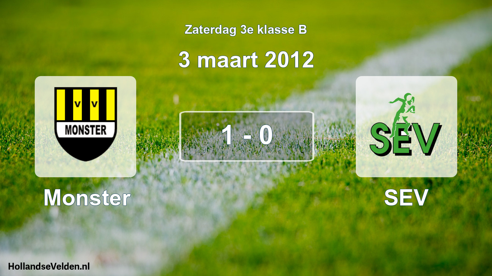 Total number of matches played: Monster - SEV 1 - 0 (3 March 2012)