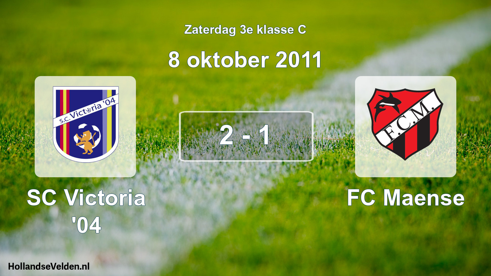 Total number of matches played: SC Victoria '04 - FC Maense 2 - 1 (8 October 2011)
