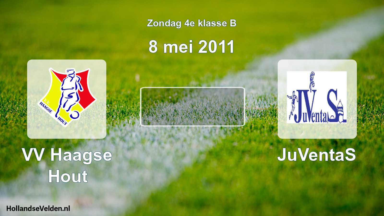 Geplande wedstrijd: VV Haagse Hout - JuVentaS (8 mei 2011)