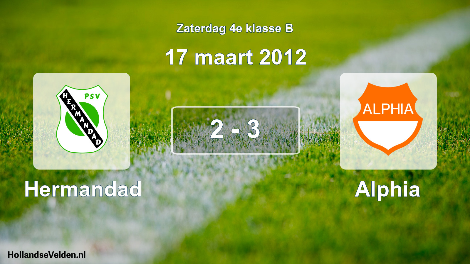 Total number of matches played: Hermandad - Alphia 2 - 3 (17 March 2012)